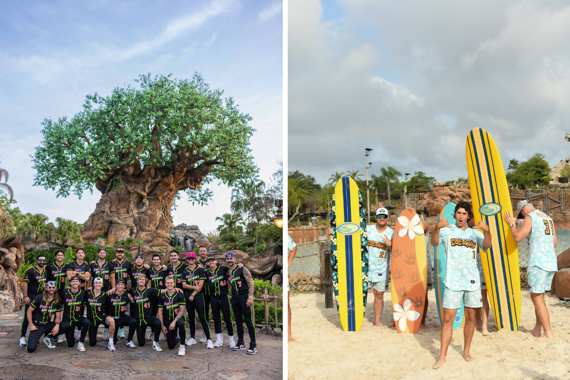 Banana Ball Players Visit Disney World Parks Ahead of ESPN Wide World of Sports Debut